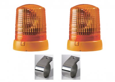 Complete warning light package incl. installation - Hella KL 7000