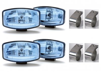 Complete extra light package incl. mounting - Hella Jumbo 320
