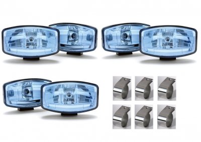Complete extra light package incl. mounting - Hella Jumbo 320