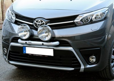 Extra light bracket for 2 extra lights for Peugeot Expert 2016-
