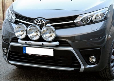 Extra light bracket for 3 extra lights for Peugeot Expert 2016-