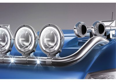 Stainless steel roof arch for DAF XF Euro 6 Super Space Cab