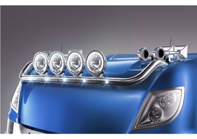 Stainless steel roof arch for DAF XF Euro 6 Super Space Cab