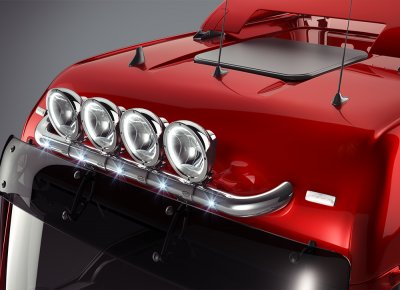 Stainless steel roof arch for MAN TGX/TGS