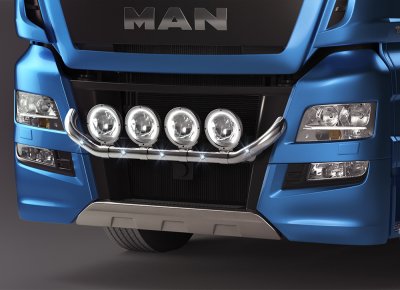 Stainless steel bull bar for MAN TGX TGS
