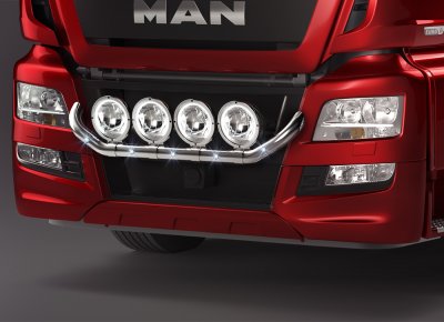 Stainless steel bull bar for MAN TGX TGS