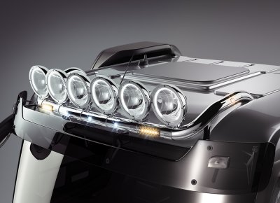 Stainless steel roof arch for Mercedes-Benz Actros/Arocs/Antos