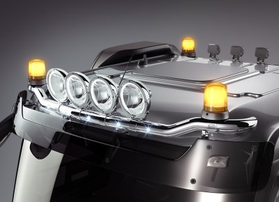 Stainless steel roof arch for Mercedes-Benz Actros/Arocs