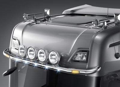 Stainless steel roof arch for Scania C20