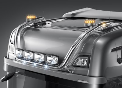 Stainless steel roof arch for Scania C20