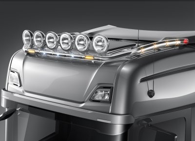 Stainless steel roof arch for Scania C20