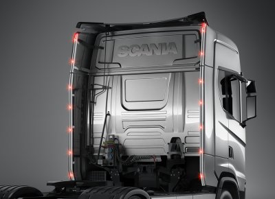 Stainless steel cab tube for Scania CS20H S-house