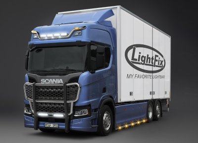 Front protection in ABS plastic for Scania C20