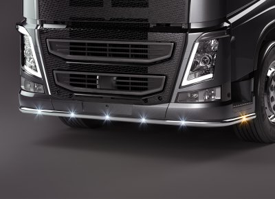 Stainless steel bull bar for Volvo FH4 / FM4