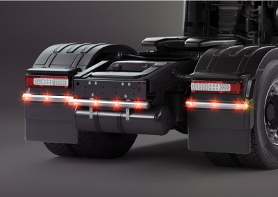 Stainless steel mud flaps for Volvo FH4/FM4