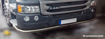 Stainless steel bull bar for Scania R-series (2004-2016)