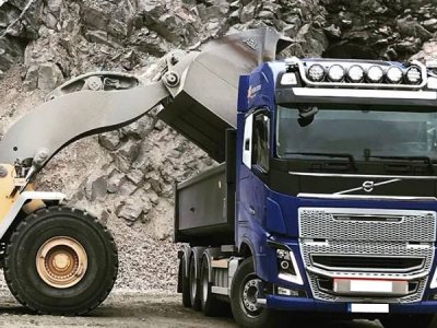 Recessed Rigid LED ramp in the front hatch for Volvo FH4 from 2013-