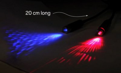 USB Star Projector - Starry sky in red/purple
