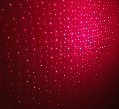 USB Star Projector - Starry sky in red/purple