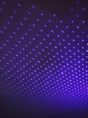 USB Star Projector - Starry sky in red/purple