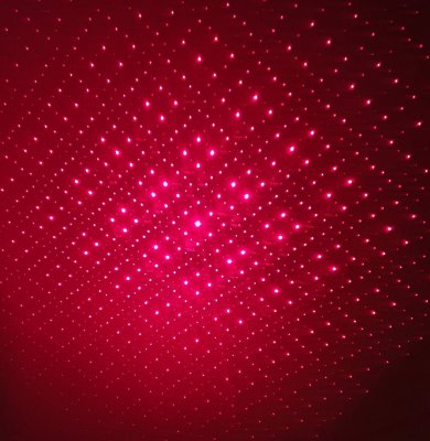 USB Star Projector - Starry sky in red/purple