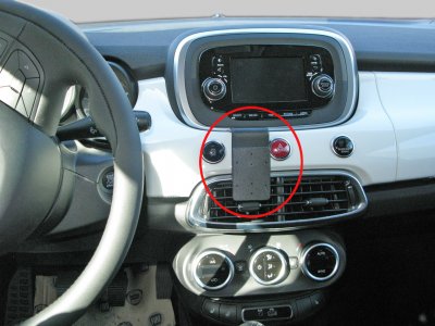 Mobile phone holder Fiat 500X from 2015-
