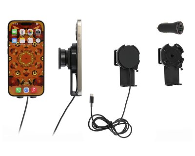 Wireless Charger with MagSafe for iPhone | Brodit Ball Joint Mount