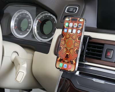 Wireless Charger with MagSafe for iPhone | Brodit Ball Joint Mount