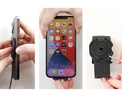 Wireless Charger with MagSafe for iPhone | Brodit Ball Joint Mount