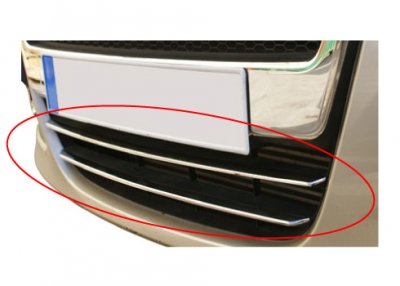 Lower grill for Fiat Dobló from 2010-2014