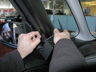 Mobile phone holder Fiat 500L 2012-