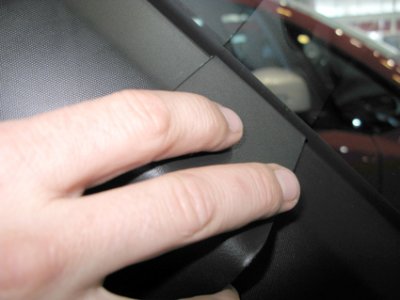 Mobile phone holder for Fiat 500L from 2012-