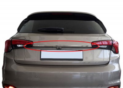 Tailgate moldings for Fiat Tipo from 2015-
