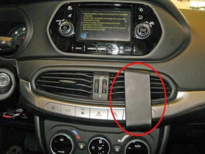 Mobile phone holder Fiat Tipo from 2015-