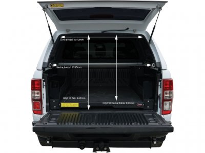 Truck Cap Alpha GSX for Ford Ranger from 2020-2022