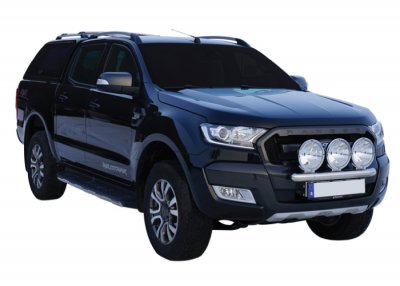 Stainless steel auxiliary light bracket for 3 auxiliary lights for Ford Ranger from 2016-2019