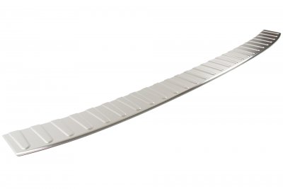 Rear bumper protection in stainless steel for Ford Transit Custom from 2012-2023