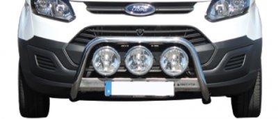 Stainless steel low bull bar for Ford Ranger 2012-/2016-