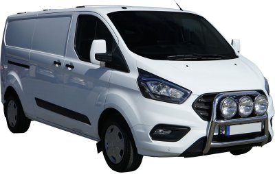 Stainless steel bull bar for Ford Custom from 2018-2023