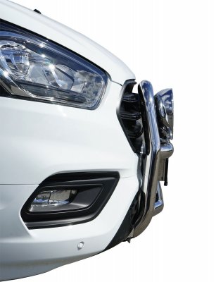 Stainless steel bull bar for Ford Custom from 2018-2023