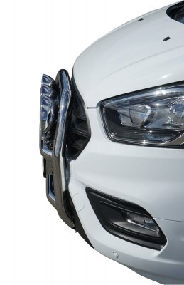Stainless steel bull bar for Ford Custom from 2018-2023