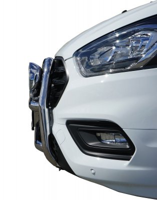 Stainless steel bull bar for Ford Custom from 2018-2023