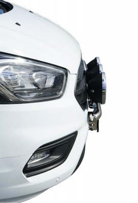 Stainless steel extra light bracket for Ford Custom from 2018-2023