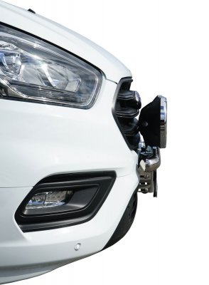 Stainless steel extra light bracket for Ford Custom from 2018-2023