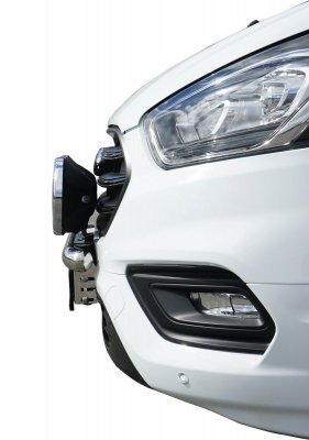 Stainless steel extra light bracket for Ford Custom from 2018-2023