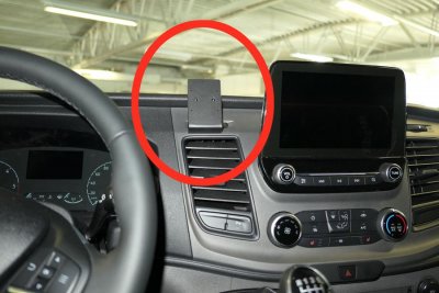 Mobile holder for Ford Transit from 2020-2024 | Center mounting