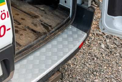 Durkaluminum Rear Bumper Guard for Ford Transit from 2014-