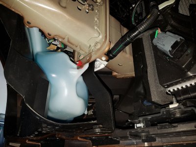 Fastening points for skid plate Ford Ecosport 2014-