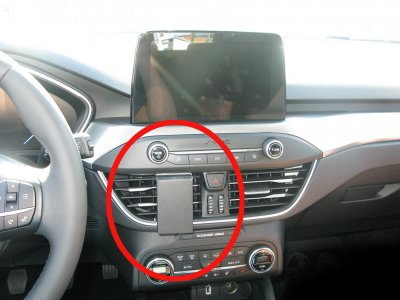 Mobile phone holder Ford Focus from 2018-
