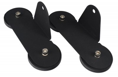 Magnetic holders for e.g. LED ramps